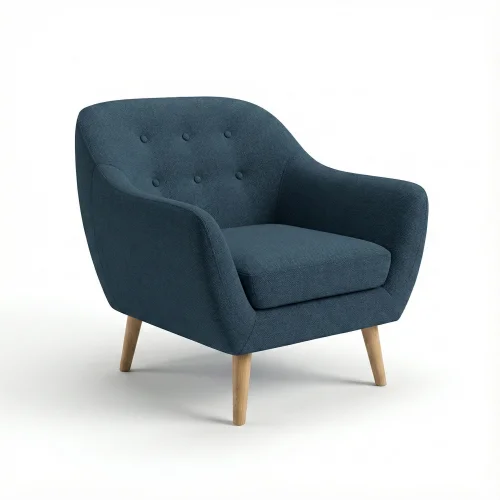 Fauteuil de Salon Bleu